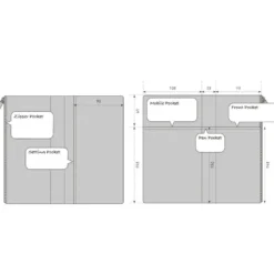 Yamamoto Paper RO-BIKI Note Canvas Cover Utility Case