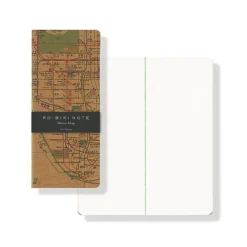Yamamoto Paper RO-BIKI NOTE Metro Map Plain Notebook