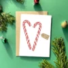 You've got pen on your face 'Candy Canes' Greeting Card