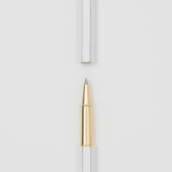 ystudio Brassing - Rollerball Pen (White)