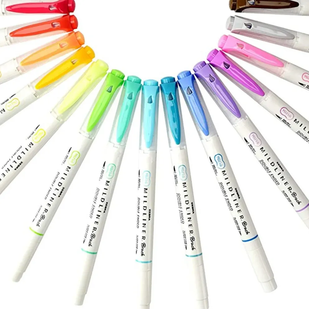 Zebra Mildliner Brush Pen Dual-Ended Highlighter