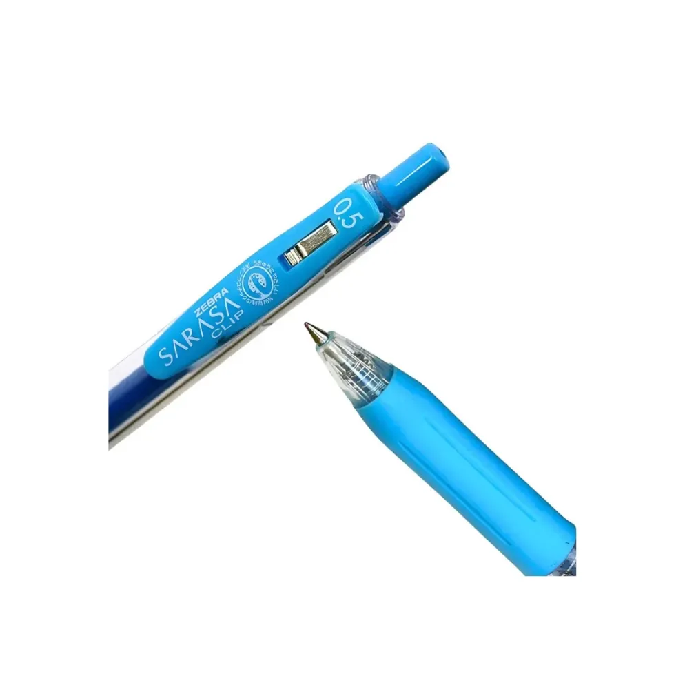 Zebra Sarasa Clip Gel Pen Set – 0.5mm – 10 Colours