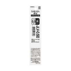 Zebra Sarasa Dry Ballpoint Pen Refill – Black 0.4mm & 0.5mm