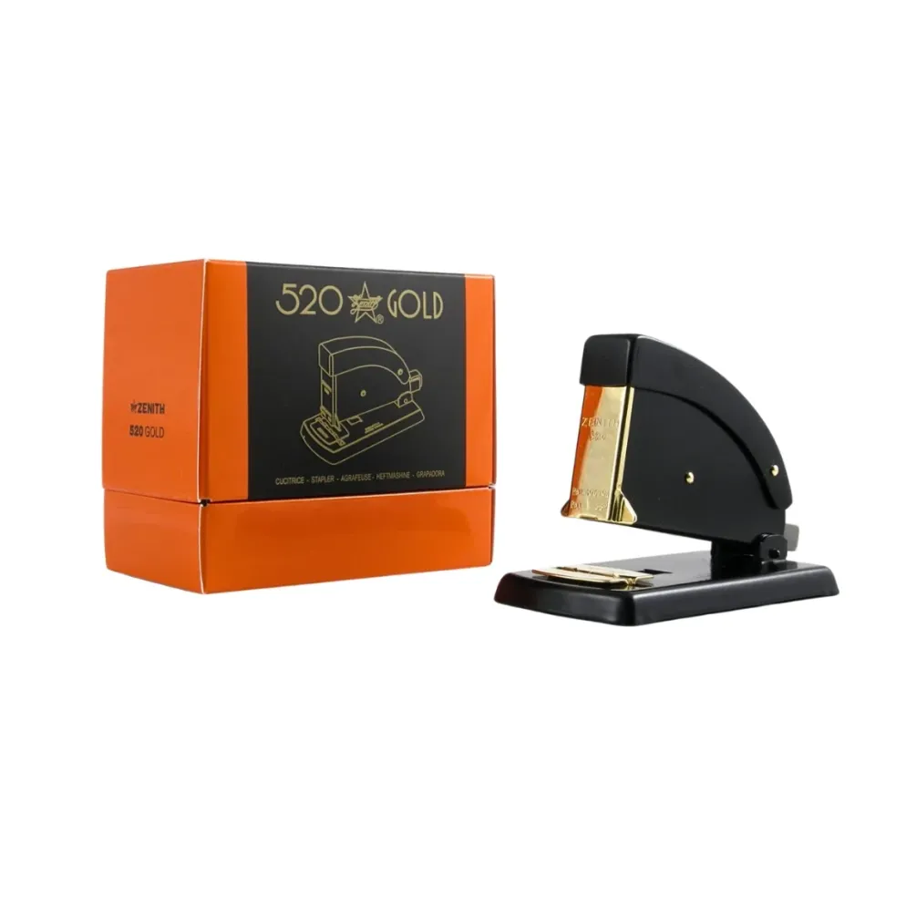 Zenith 520 Gold Desk Stapler